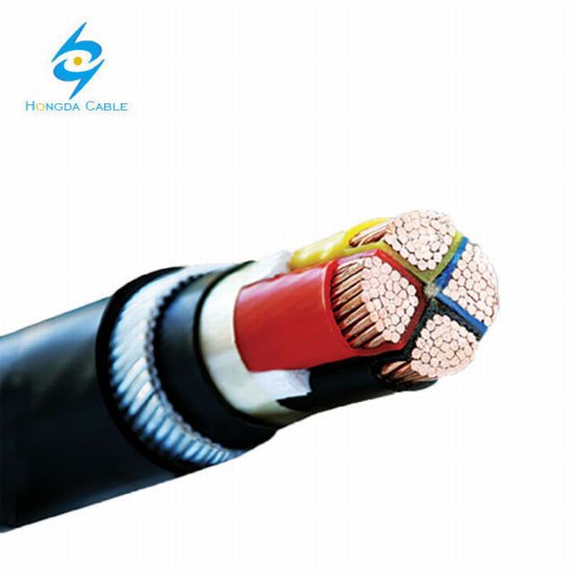 4x70 mm2 Conductor de cobre 4 núcleo CU XLPE SWA PVC blindado Cable