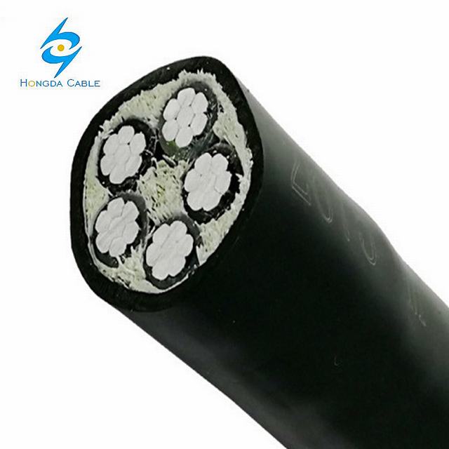 5*16 câble d'alimentation PVC veste en aluminium conducteur en aluminium fil