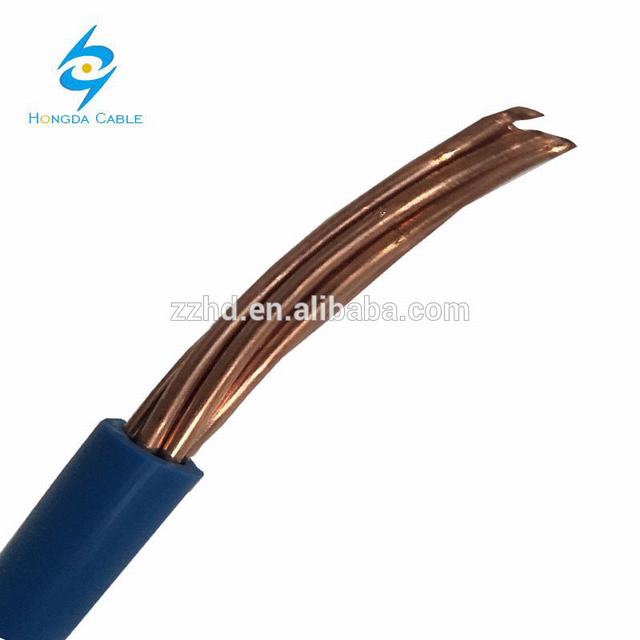5.5mm2 aislamiento de PVC trenzado cable eléctrico de cobre Cu/PVC para el mercado de Filipinas