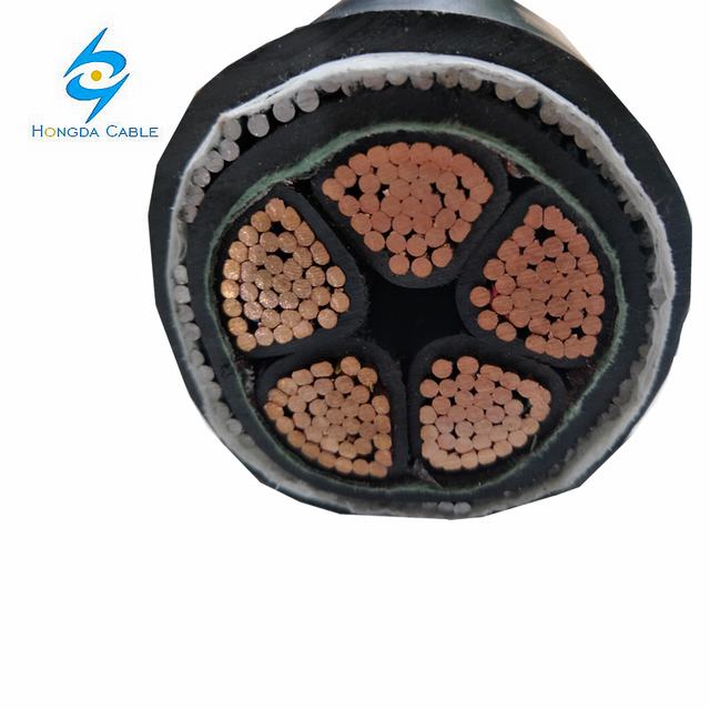 5x150mm2 pvc câble conducteur en cuivre XLPE isolé PVC câble d'alimentation
