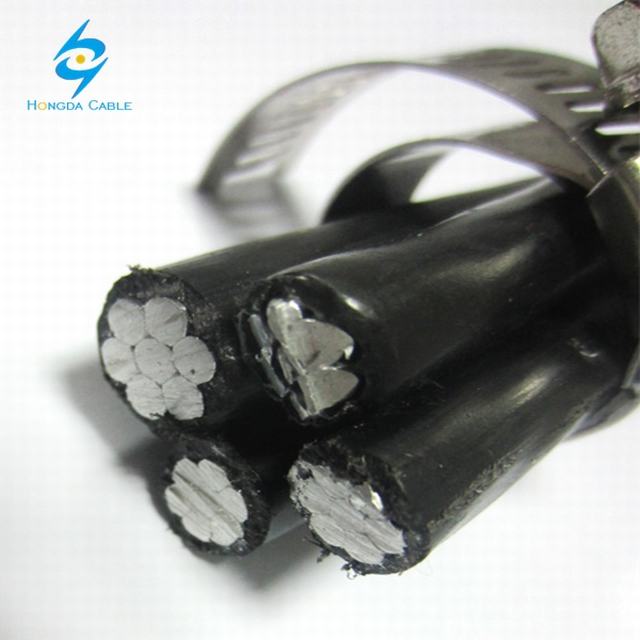 600 / 1000 volts 3x70mm2 1×54.6mm2 1x16mm2 abc cable with NF C 33-209 aerial bundled cable