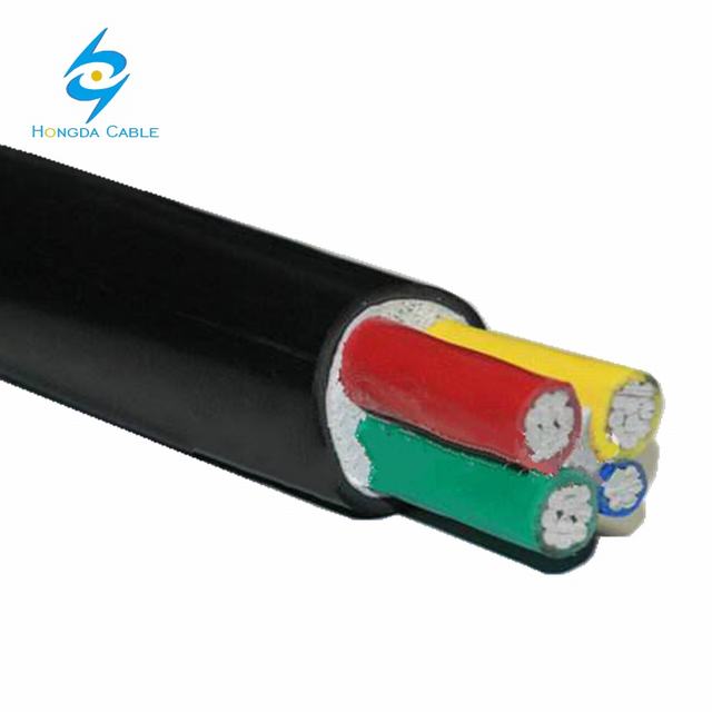 600/1000V 5 core yjlv aluminum single core xlpe insulated pvc sheathed wire electric cables