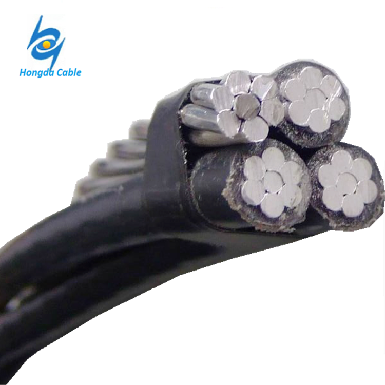 600 volts Aerial Service drop overhead 3 phase wire cable