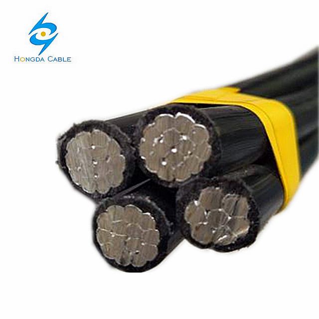 600V Weather Resistant PE Insulation 95mm 120mm 4 Core ABC Cable