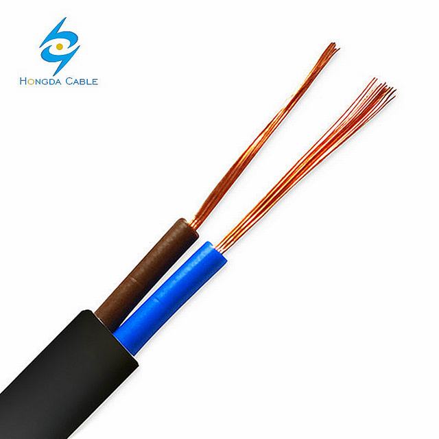 60227 IEC 53 RVV Electrical Cable Wire RVV 2×0.75 mm2 1.5mm