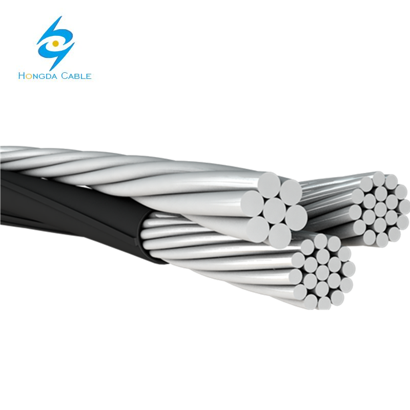 6awg abc câble selfsuported xlpe en aluminium triplex câble