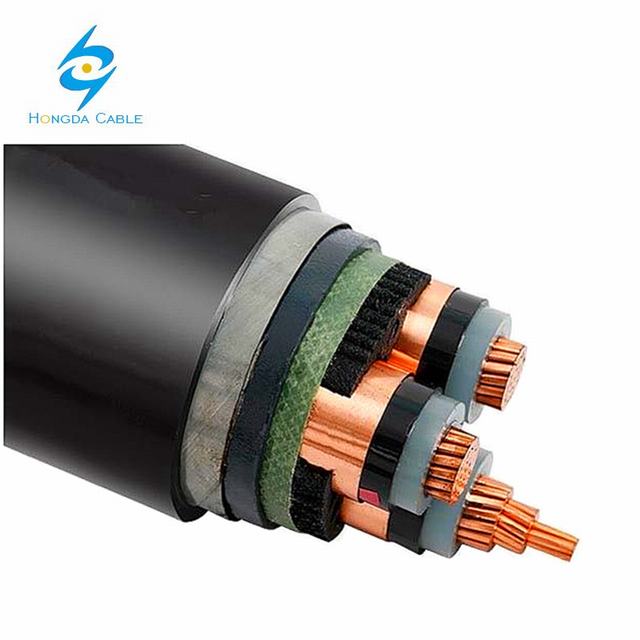 8.7 / 15kV Cable 3 Core 95mm2 150mm2 HV STA XLPE Power Cable