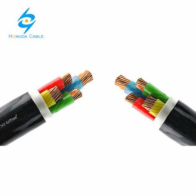 90c XLPE Insulated 4C * 50mm2 Wire Cable 하 에너지