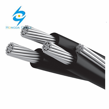 ABC Kabel Udara Dibundel Konduktor Kabel Konduktor Aluminium XLPE Insulated Kabel Listrik