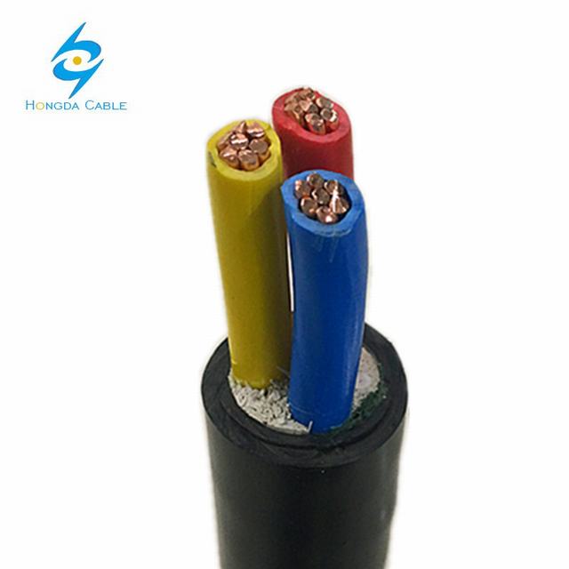 AC 3-adriges Kabel 25mm 70mm Kupferleiter PVC elektrisches Kabel