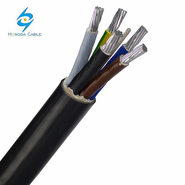 AL/PVC Low Voltage Electric Cable 0.6 1kV NAYY NAYYO NAYYJ 4*150