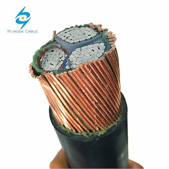 Как/NZS 4961 95 mm2 XLPE алюминиевый стандарт AL/XLPE/CWS/PVC силовой кабель