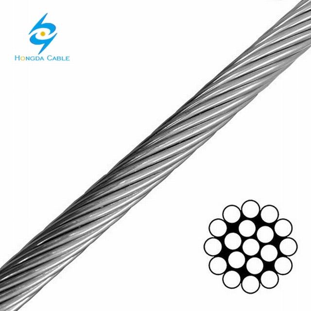 ASTM A 475 EHS steel cable 3/8' 1x7 hot dipped galvanized steel wire