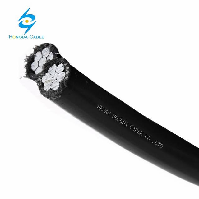 Udara Bunched XLPE Kabel Aluminium 2X10 Sqmm, 2X16mm2 ABC Kabel