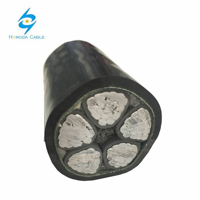 Aluminum 5 Wire Electrical Cable 5x70mm2 XLPE Underground Power Cable