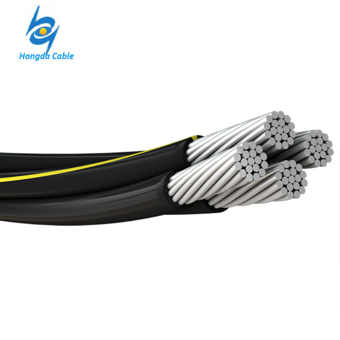 Aluminum Conductors Cross-linked Polyethylene (XLP) Insulation Triplex 600V Secondary UD Cable