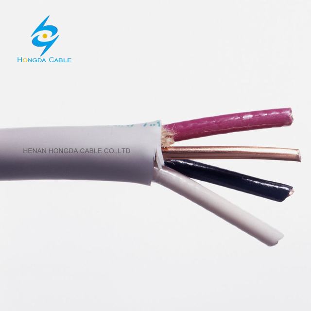 BS6004 PVC Flat Wiring Cables with Bare CPC