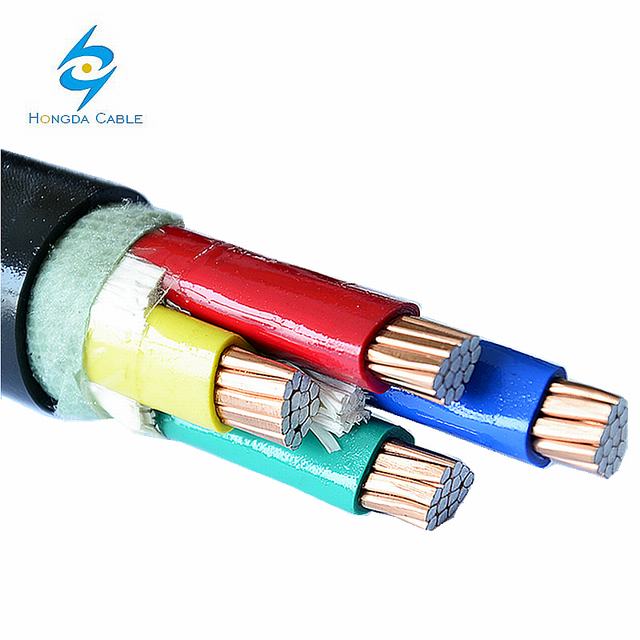Kualitas terbaik 4 Core Kabel 35mm2 Tembaga PVC Terisolasi Kabel Power 95mm