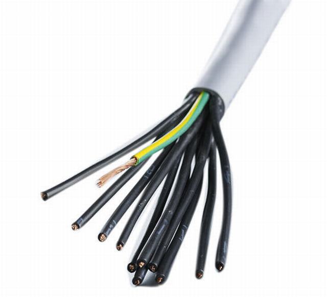 Mejor venta multi core cable de Control RVVP alambre escudo cable de alimentación con aislamiento