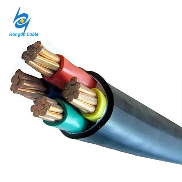 Construcción 4c x 150mm2 cu XLPE PVC cable de cobre