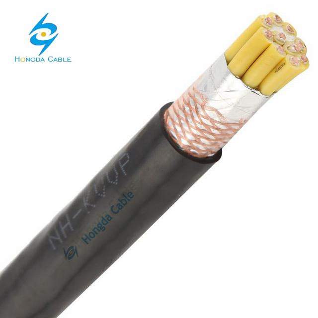 Cy jalinan tembaga Capacitive-disaring pvc fleksibel kabel kontrol