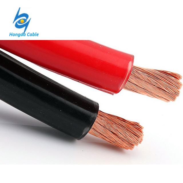 カーバッテリージャンパーケーブル柔軟なバッテリーケーブル線で赤と黒