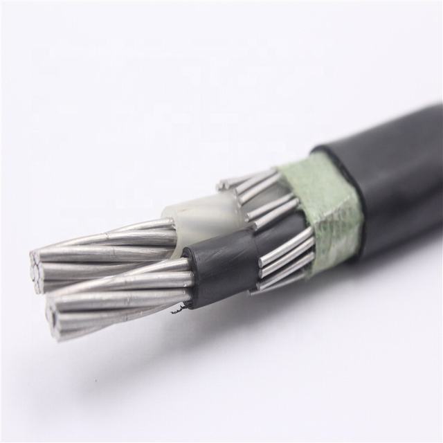 Concéntrico neutro cable aaac aac conductor de cobre XLPE aislamiento de PVC cable concéntrico