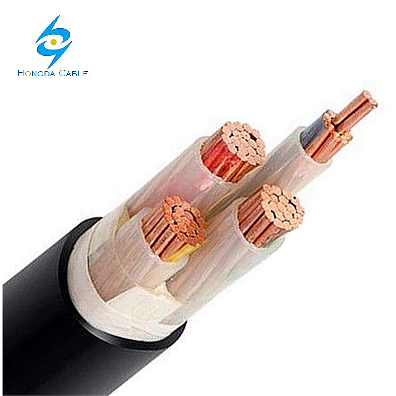 Kabel Tembaga 4 Core 50mm2 PVC 4 Core 70mm2 Kabel Listrik