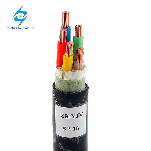 Copper Conductor XLPE PVC Electric Power Cable 5x16mm