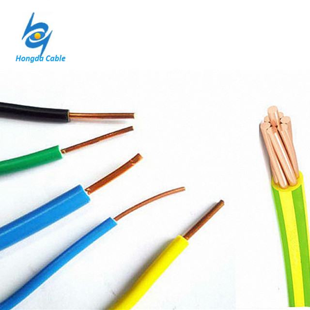 Tembaga PVC Kawat Kabel 1 Inti Kabel 1.5mm NYA