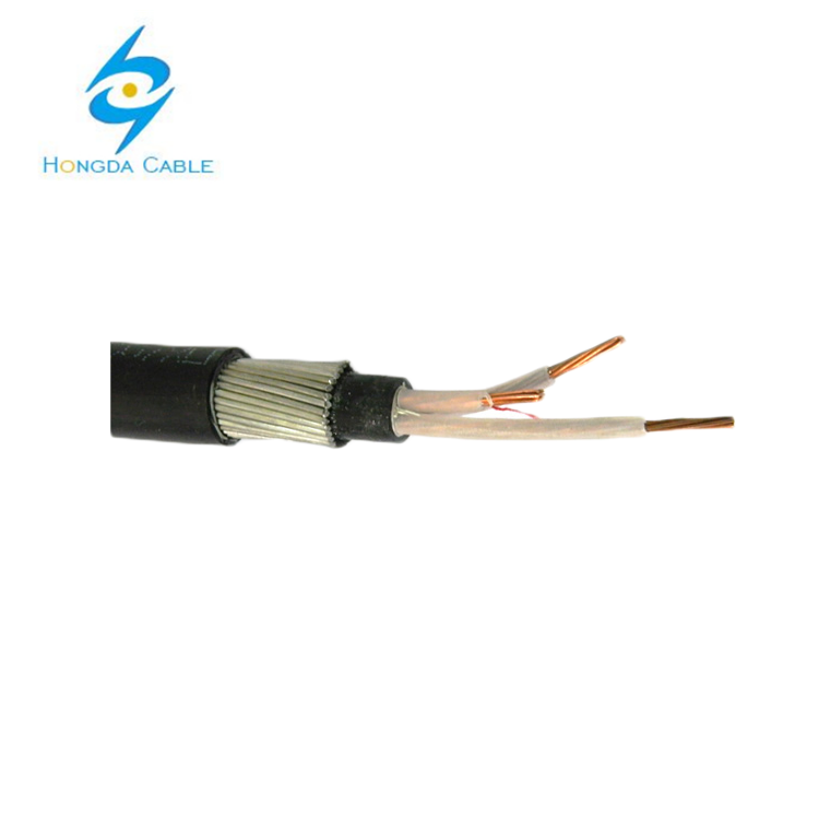 De alambre de cobre alambre blindado tamaño de Cable eléctrico 2 Core 4 Sq Mm precio