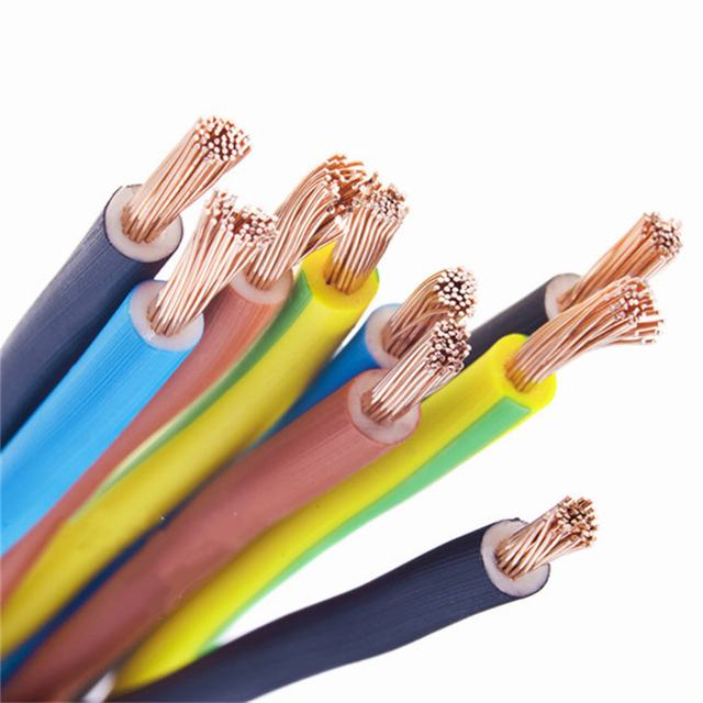 Copper single core electrical wire with PVC insulation