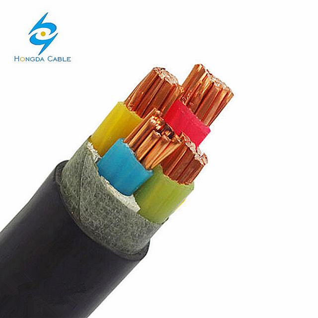 Diferentes tipos de cableado eléctrico NYY Conductor de cobre Cable de alimentación