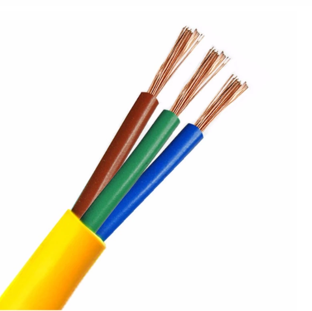 Двойные изолированные медные ПВХ RVV Электрические Провода кабели