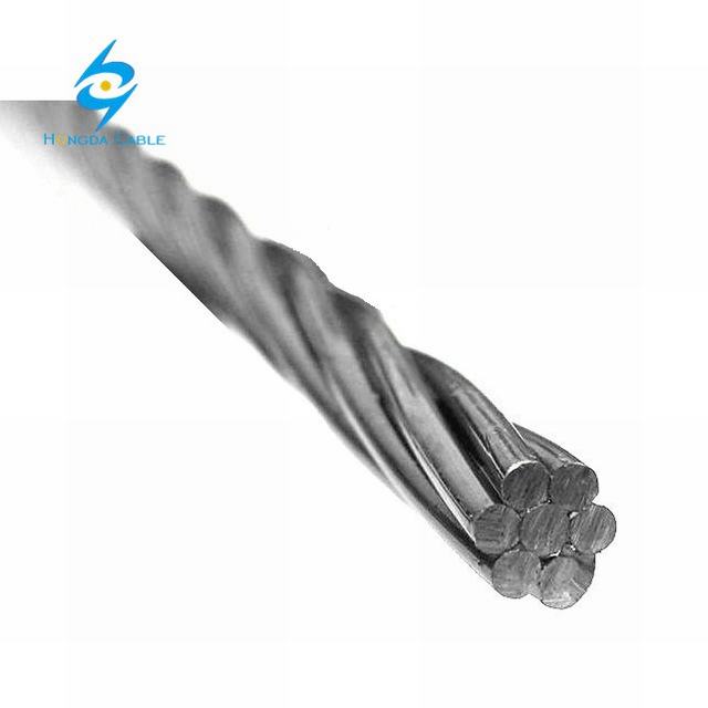 Galvanized Zinc Coated Steel Wire Cable/ guy wire/ stranded wire 1×7, 1×19