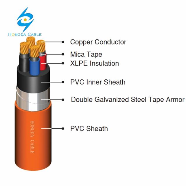 IEC 60502-1 retardante de fuego XG (frs)/XZ1 (frs) cable de alimentación de cables