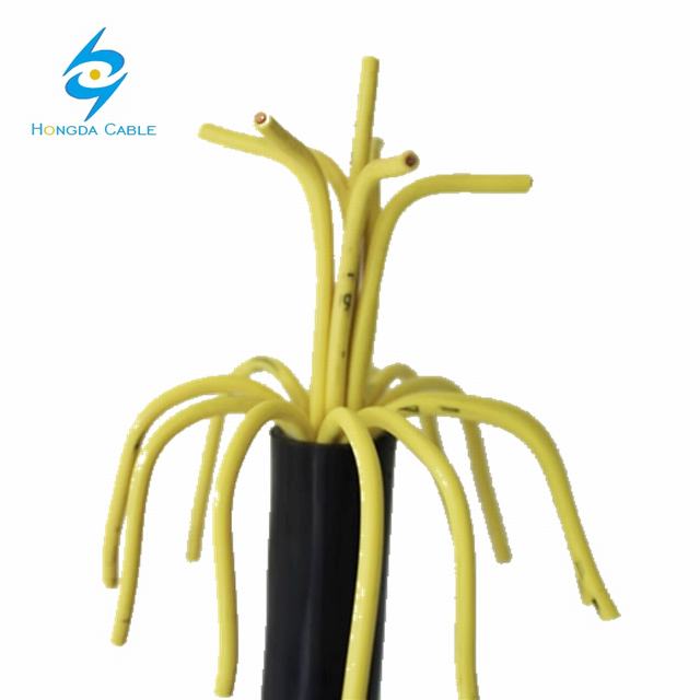JZ - Black 0.6 / 1kV PVC Insulation PVC sheath 0.5mm2 0.75mm2 1.5mm2 Control Cables
