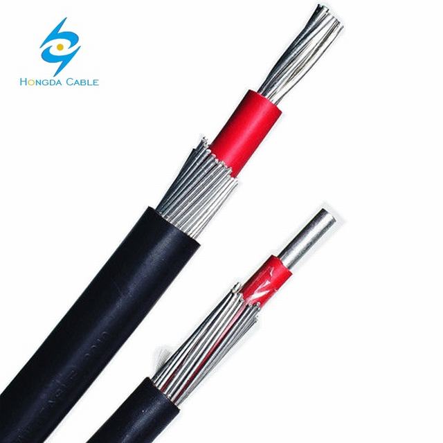 Baja Tensión de 0,6/1kV 16mm2 XLPE o aislamiento de PVC de aluminio sólido Conductor de cobre Cable concéntrico para fuentes de alimentación