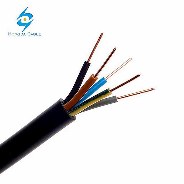 Low Voltage Copper NYY NYYJ PVC Power Cable Wire 5x10