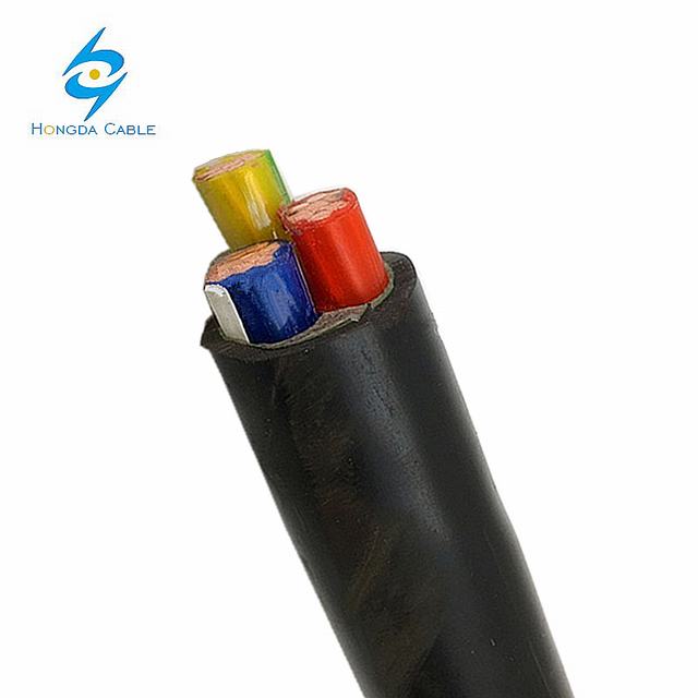 低電圧 Dc 電源ケーブル PVC シース電気ケーブルワイヤー 3 × 25mm2