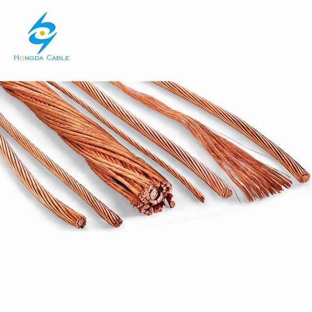Low Voltage Transmission Line Power Cables Bare Copper Conductor