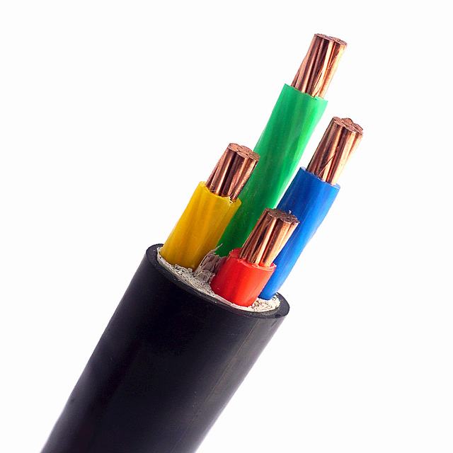 Low Voltage xlpe / pvc insulated electric copper wire Power Cable 4x35mm2