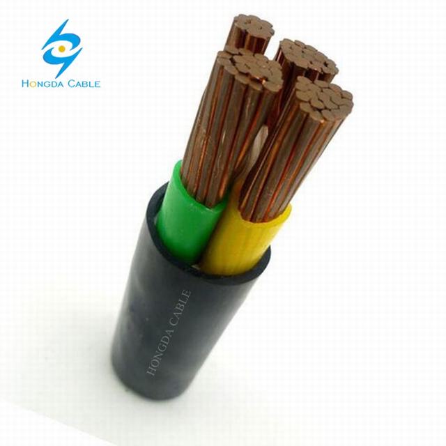 Low voltage 16mm 25mm 35mm 50mm 70mm Cu / Al xlpe insulated waterproof electrical cable wire