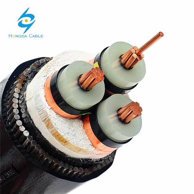 Medium voltage electrical xlpe mv power cable from Hongda manufacturer