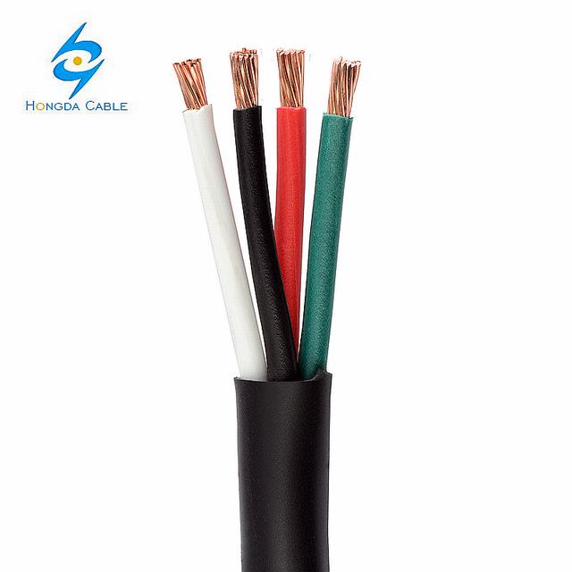 México alambre fabrica 4x12 awg con aislamiento de PVC Cable de alimentación de cobre