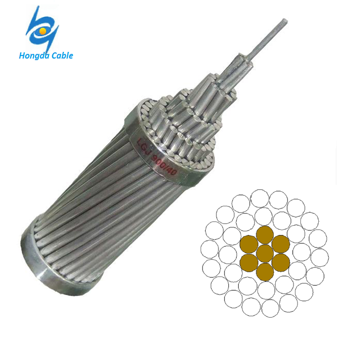 NF-C 34125 알루미늄 도체 철강 강화-ACSR 칸나 도체