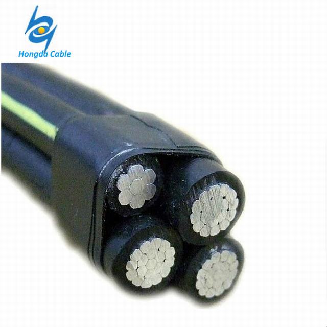 NFC 33209 Standard hexacopters와 Flypro Bundle ABC Cable 3x70 + 70 Overhead Insulated Cable