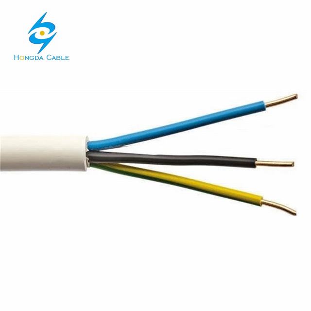 NYM-J/-O VDE0282 estándar de bajo voltaje Rohs flexible de cable de cobre