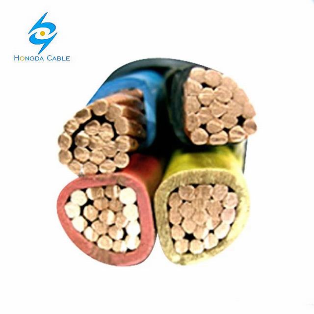 NYY  cable 4*70 4*95 4*120 PVC insulated pvc jacket copper power cable