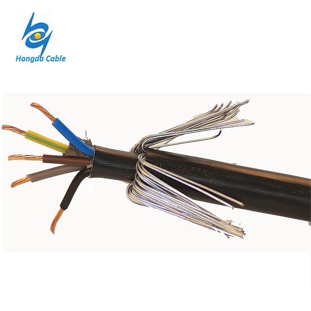 Omán cables 0.6/1kv Cu/XLPE/SWA/PVC 4 Core 4mm cuadrados SWA cable de alimentación